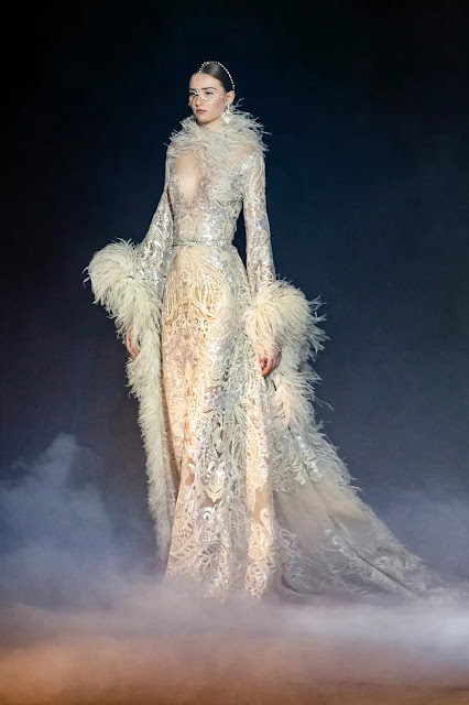 Kelly Fountain fashion recap on Elie Saab Couture