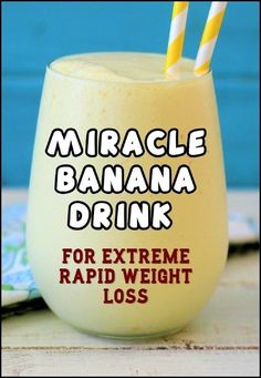 Miracle Banana Drink For Rapid Weight Loss