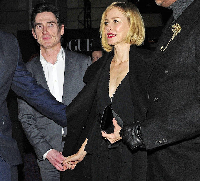 Naomi Watts, Billy Crudup go public at BAFTAs after-party