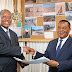 Prof. Kabudi na Dkt. Mahiga wakabidhiana majengo ya ofisi za Wizara zao Mtumba