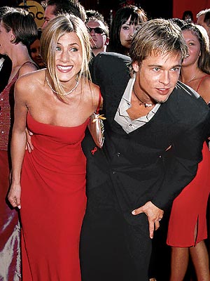 brad pitt and jennifer aniston wedding pictures