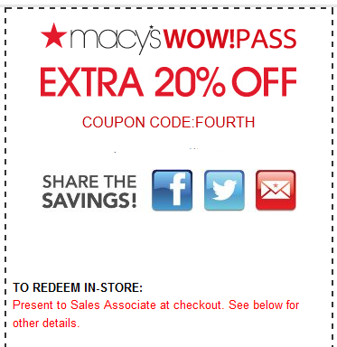 macys coupons