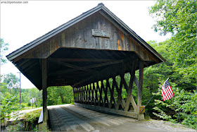 Puente Cubierto Keniston Bridge en Andover, New Hampshire