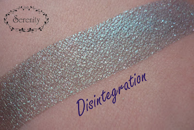 Black Rose Minerals Disintegration Swatch