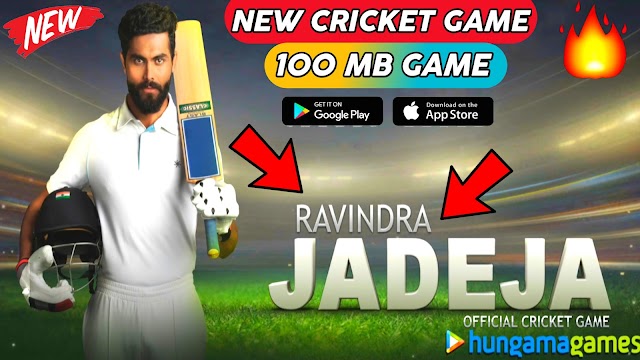 Ravindra Jadeja Official Cricket Game Download On Mobile | 100 MB Game || Download Now || 