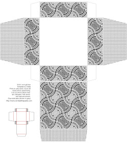 3x3x1 inch printable gift box