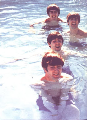 Beatles, Fab Four, Beatles Pool, Beatles Swimming, Beatles Miami, Beatles Beach, Beatles Photos