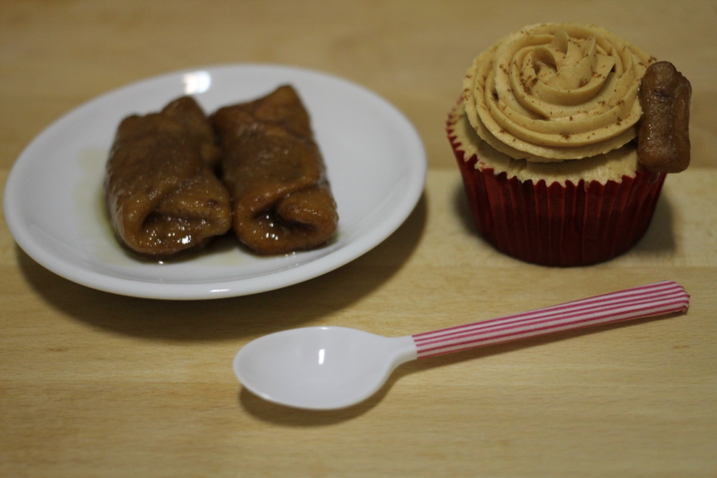 Pestiños y cupcakes de dulce de leche y pestiños