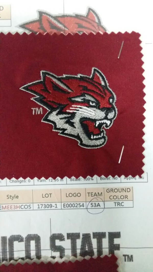Thêu Logo hình con hổ