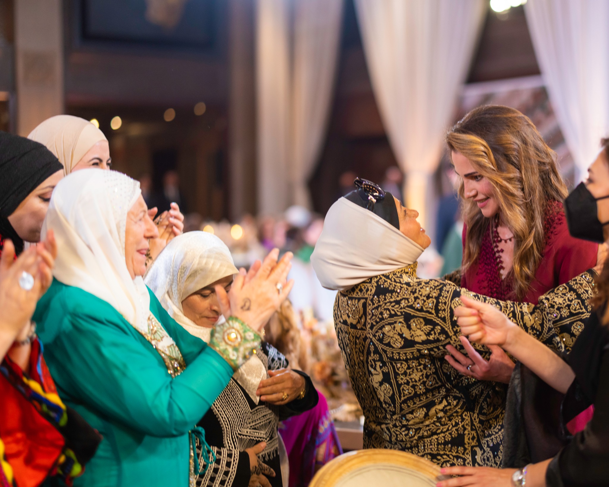 Queen Rania was the host for Princess Iman's henna party