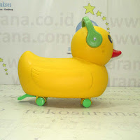 Mobil Mainan Anak Tajimaku BC86 Yellow Duck Ride-on Car