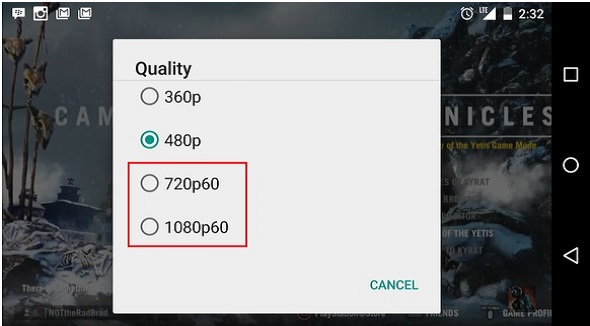 يوتيوب يتيح عرض الفيديو عالي الدقة بسرعة 60 إطارا في الثانية على نظامي أندرويد وآي أو إس