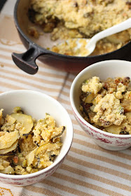 crumble de courgette sucre