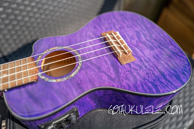 Lanikai Quilted Maple Concert Ukulele body