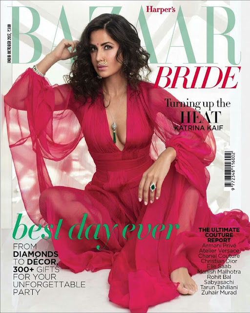 Katrina Kaif Hot Image for Harper's Bazaar Bride Magazine October 2017