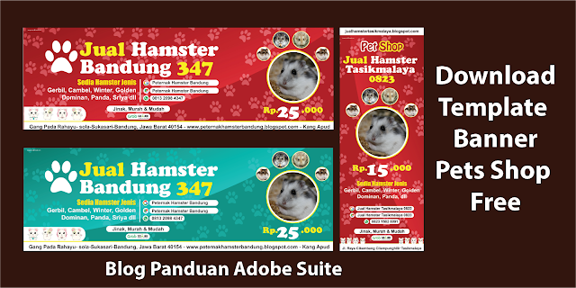 AdobeMasters.blogspot.com - banner petshop toko hewan peliharaan hamster 