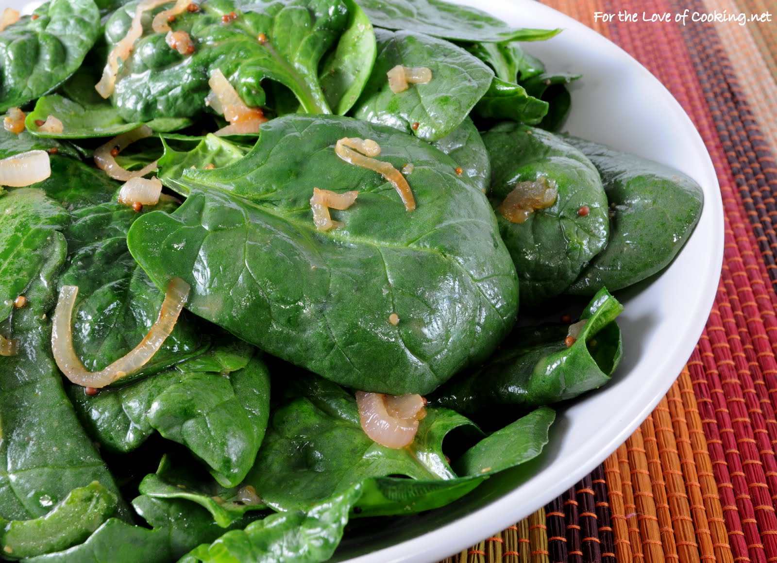 Wilted Spinach Salad with Caramelized Shallots | For the ...