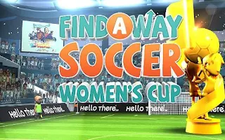 Screenshots of the Find a way soccer: Women’s cup for Android tablet, phone.