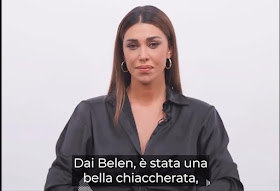 Belen Rodriguez le iene show 11 ottobre sfida i Denigratori