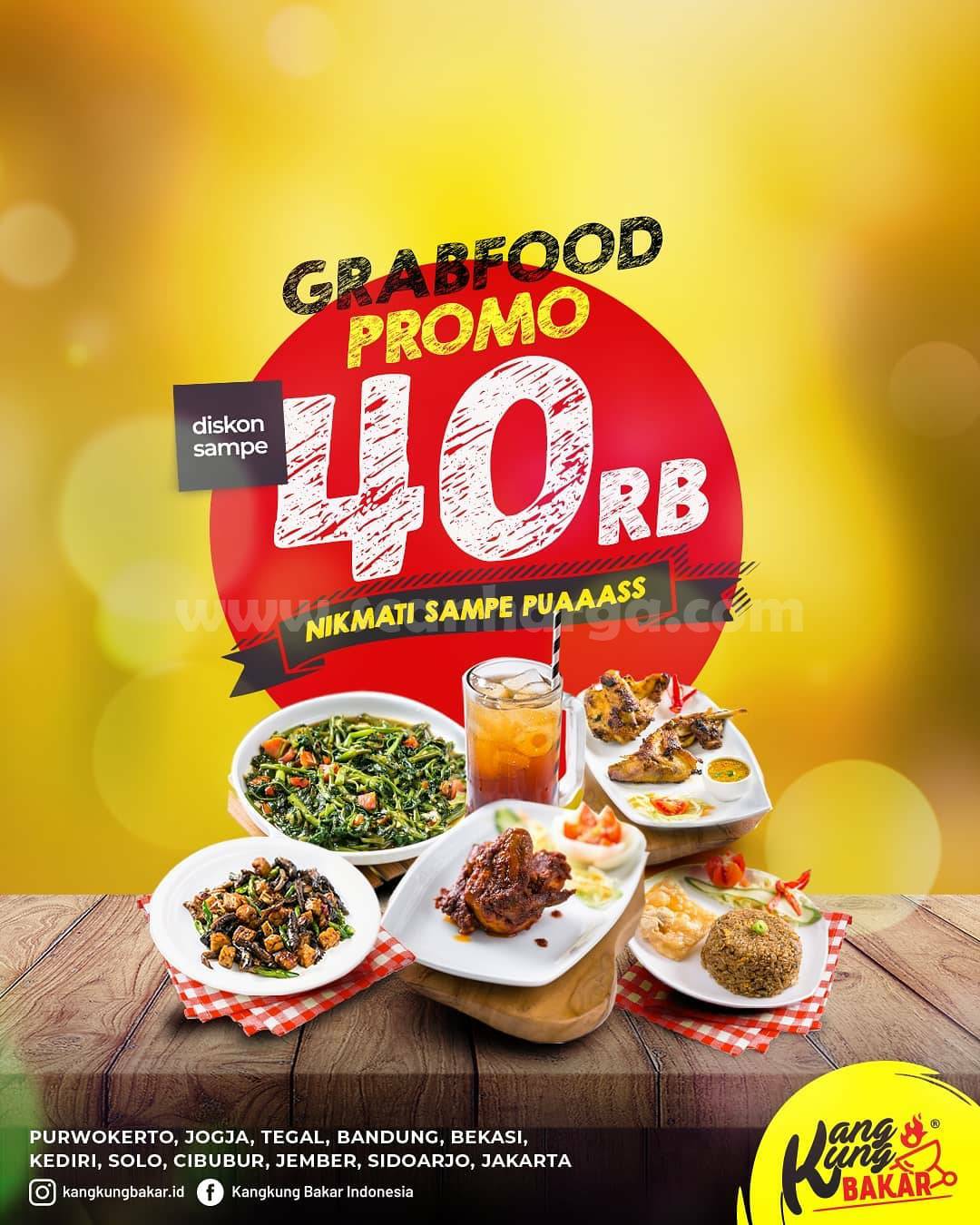 Promo KANGKUNG BAKAR Diskon hingga Rp 40.000 khusus pesan via Grabfood