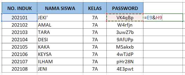 Cara Membuat Token/Password Berbeda