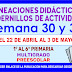 Planeaciones didáctica y cuadernillos de actividades Semana 30 y 31 TODOS LOS GRADOS 2024