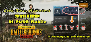 Cara Membuat Nickname Dengan Spasi Keren Di Game PUBG Mobile