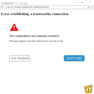 Mock error - Connection not trustworthy