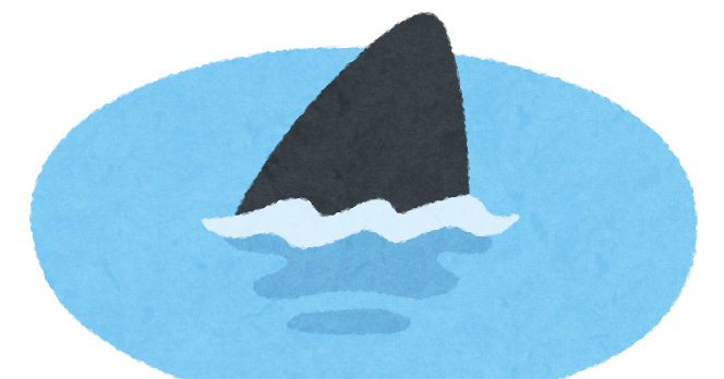 水面から出たサメのヒレのイラスト かわいいフリー素材集 いらすとや 水面から出たサメのヒレのイラスト かわいいフリー素材集 いらすとや
