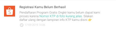 Nomor KTP di foto kurang jelas