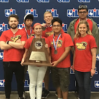 My robotics team after placing second in state