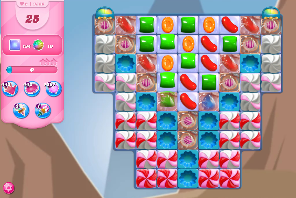 Candy Crush Saga level 9855