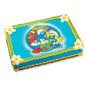 Smurf Birthday Cake on Elenasprinciples  Smurfs Birthday Cake Topper