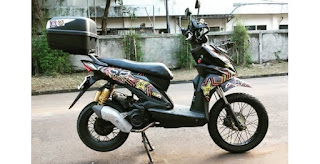 Tampilan Modifikasi Motor Beat Karbu Touring