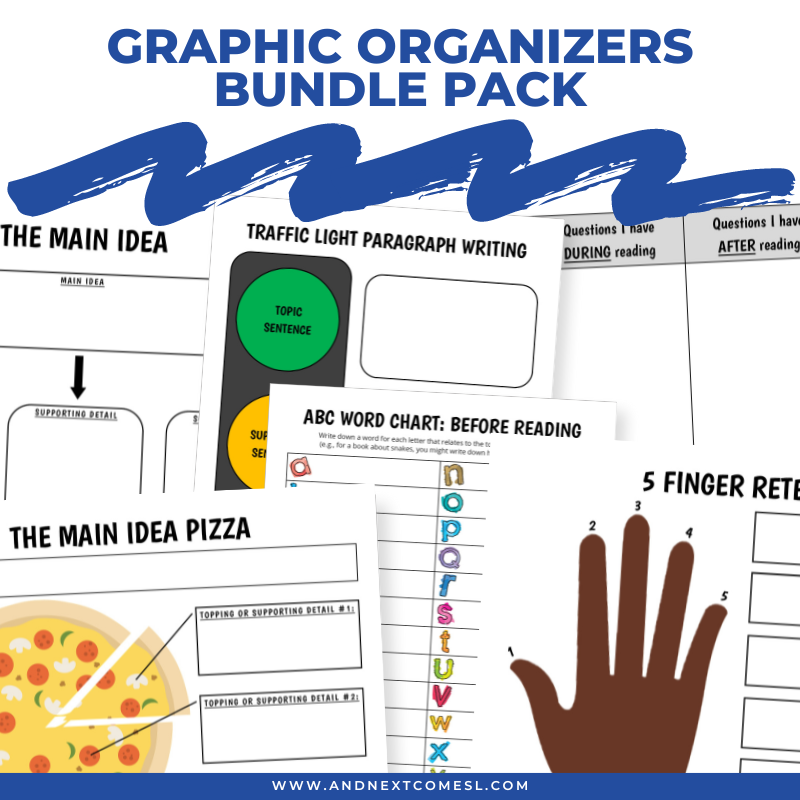 Graphic organizers bundle pack