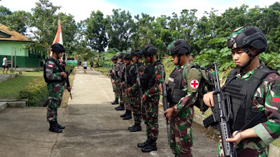 Satgas Raider 300 Jaga Keamanan Serta Ketertiban Masyarakat