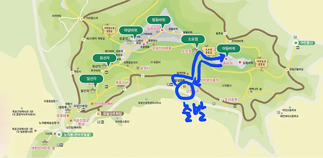 전라남도-둘레길-유달산-등산길-2코스-지도-경로