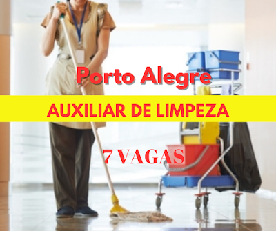 Vagas para Auxiliar de Limpeza em Porto Alegre