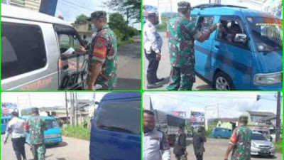 Giat Minggu Babinsa Koramil 0621-16/Leuwiliang, Sosialisasi Bahaya Virus-19.