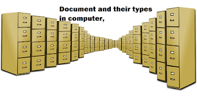 Document and their types in computer,