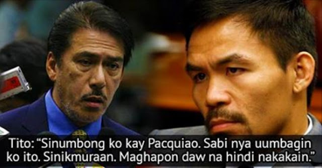 Senator Manny Pacquiao Sinapak Ang Kanyang Sariling Body Guard