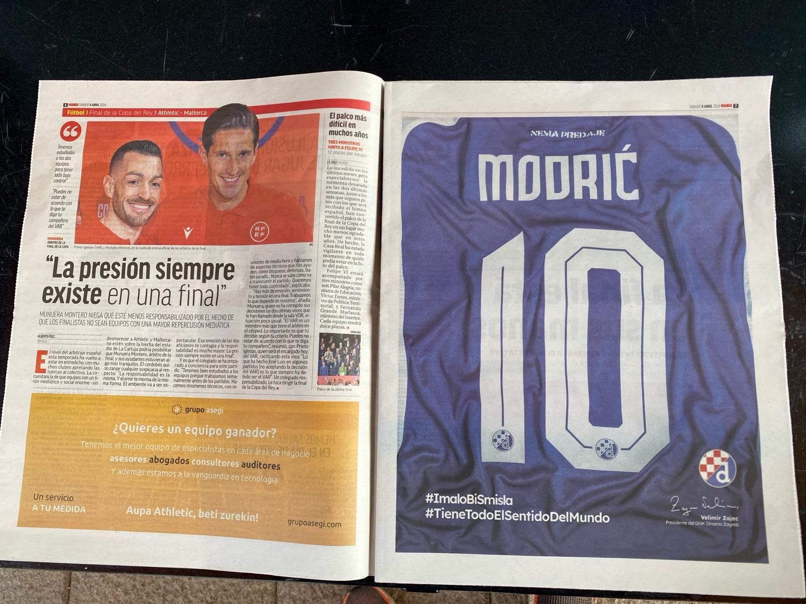 Dinamo Zagreb take out full-page ad to lure Luka Modrić back to club