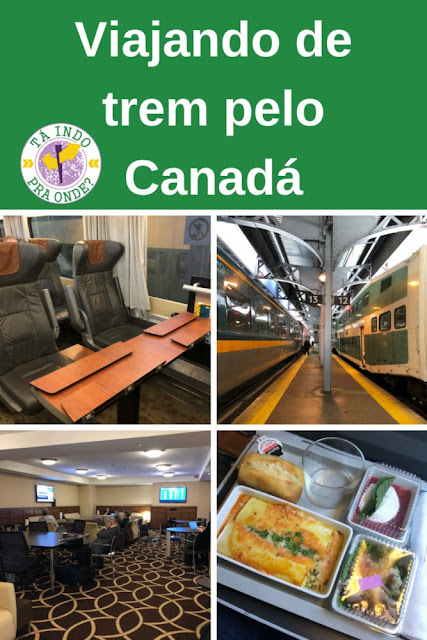 Como é viajar de trem pelo Canadá?