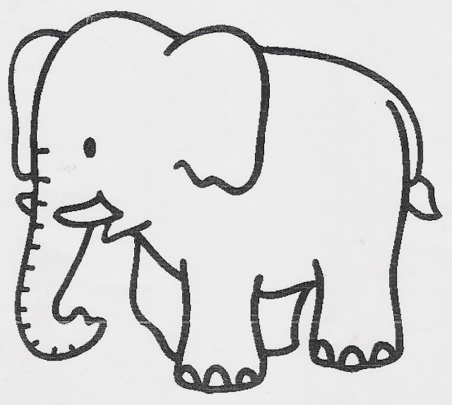 Elephant Coloring Cartoon Drawing Free wallpaper