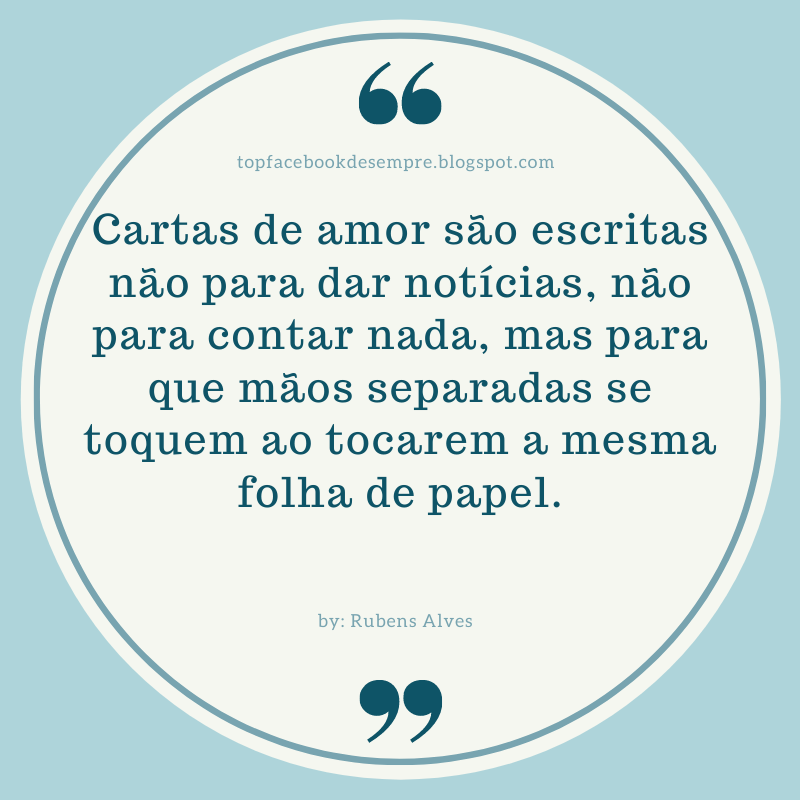 Imagens com frases sobre cartas de amor