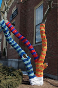 Yarn Bombing, Arcworks, Peabody, MA (dsc )