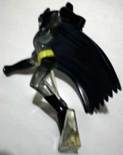 Left view of mystery Batman figure