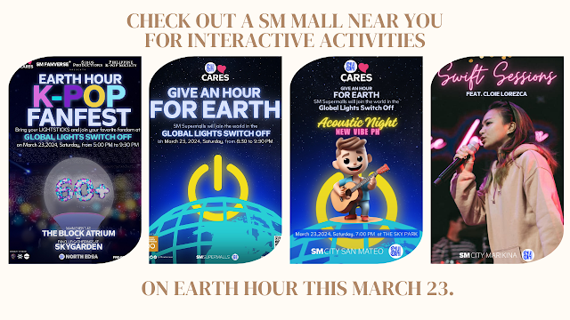 Check out an SM mall near you for interactive activities on Earth Hour this March 23.