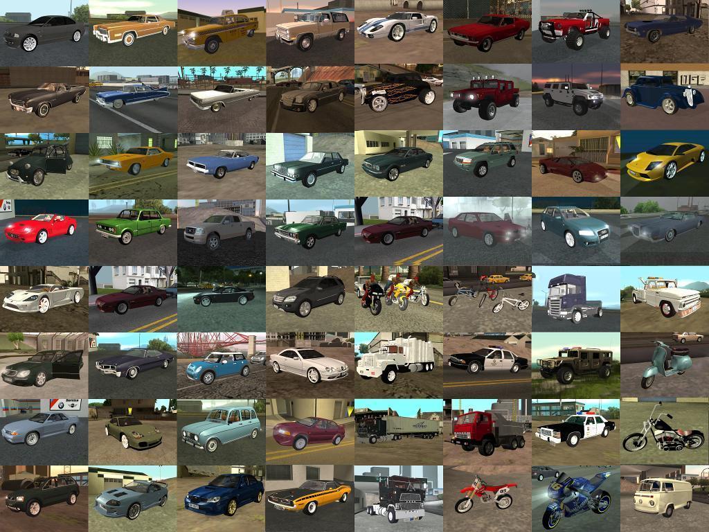 Mod Grand Theft Auto San Andreas PC Cara Edit KendaraanMap