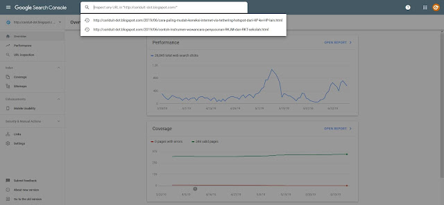 Cara Fetch as Google Terbaru 2019 (Submit URL Artikel) di Webmaster Tool